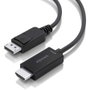 Aisens Cable Conversor DisplayPort a HDMI 4K@60Hz Negro 0.6m